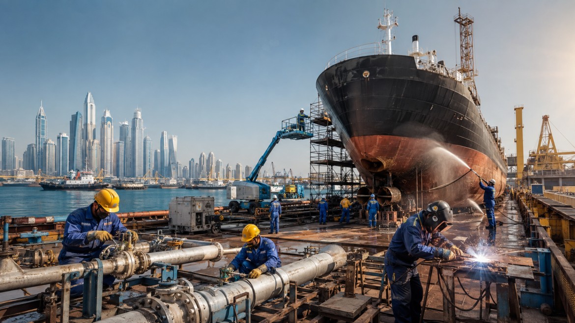 Best Ship Repair Company in Dubai, UAE | Tygnuz Marine Services